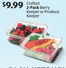 Aldi Crofton 2-Pack Berry Keeper or Produce Keeper offer