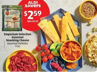 Aldi Emporium Selection Gourmet Snacking Cheese offer