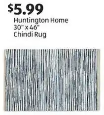 Aldi Huntington Home 30" x 46" Chindi Rug offer