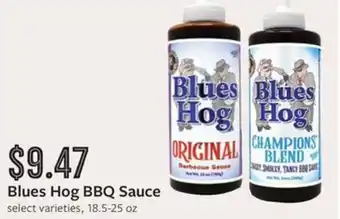 Fareway Blues Hog BBQ Sauce offer