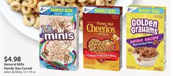 Fareway General Mills Family Size Cereal offer