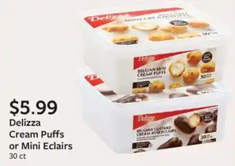 Fareway Delizza Cream Puffs or Mini Eclairs offer