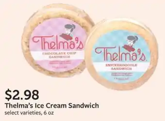 Fareway Thelma's Ice Cream Sandwich offer