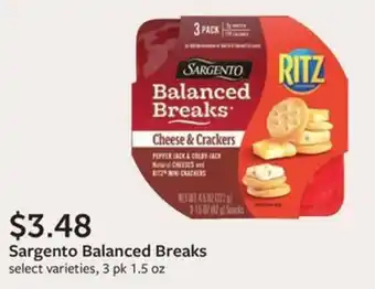 Fareway Sargento Balanced Breaks offer