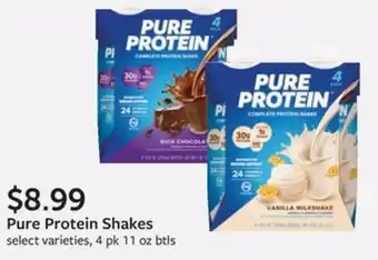 Fareway Pure Protein Shakes offer