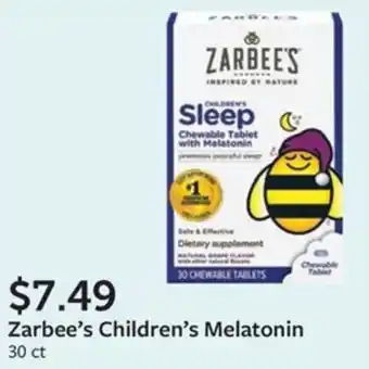 Fareway Zarbee's Children's Melatonin 30 ct offer