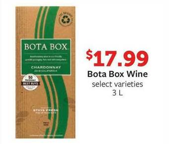 Fareway Bota Box Wine offer