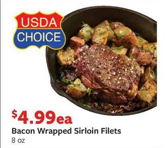 Fareway Bacon Wrapped Sirloin Filets offer