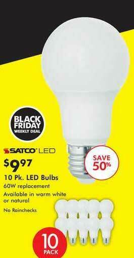 Valu Home Centers 10 Pk. Led Bulbs offer