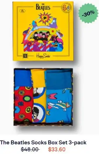 The Beatles Socks Box Set 3-Pack