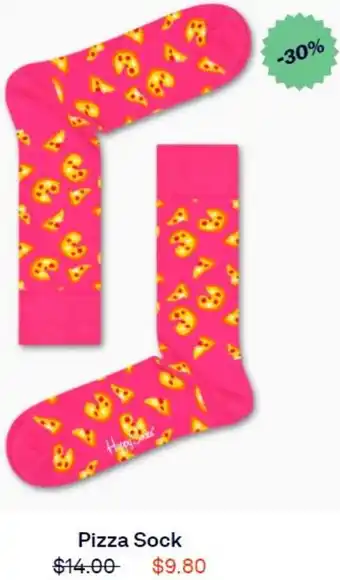 Happy Socks Pizza Sock offer