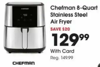 Fred Meyer Chefman 8-Quart Stainless Steel Air Fryer offer