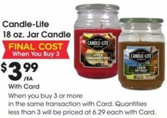 Fred Meyer Candle-Lite 18 Oz. Jar Candle offer