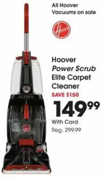 Hoover Power Scrub Elite Carpet Cleaner