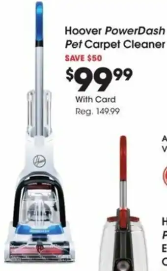 Fred Meyer Hoover PowerDash Pet Carpet Cleaner offer