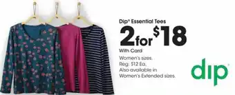 Fred Meyer Dip Essentials Tees offer