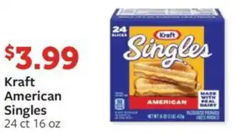 Fareway Kraft American Singles 24 ct 16 oz offer