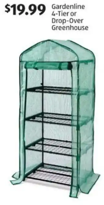 Aldi Gardenline 4-Tier or Drop-Over Greenhouse offer