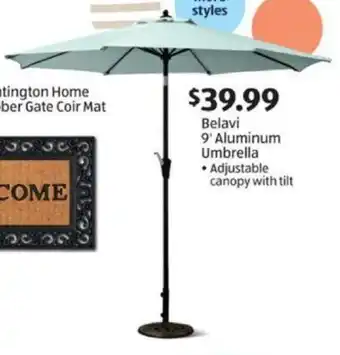 Aldi Belavi 9' Aluminum Umbrella offer