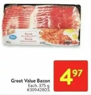 Walmart Great Value Bacon offer