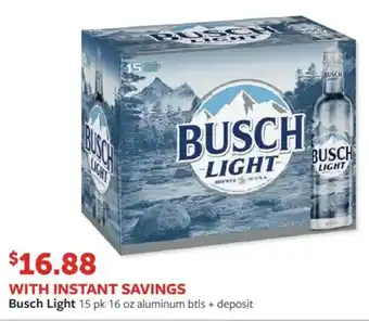 Fareway Busch Light 15 pk 16 oz offer