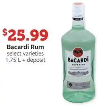 Fareway Bacardi Rum offer