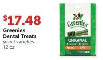 Fareway Greenies Dental Treats offer