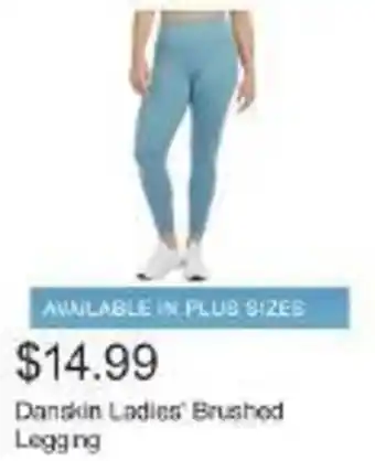 Costco Danskin Ladies Brushed Legging offer