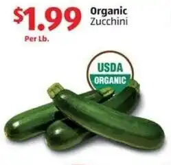 Aldi Organic Zucchini offer