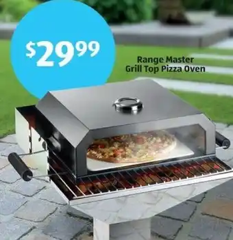 Aldi Range Master Grill Top Pizza Oven offer