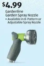 Aldi Gardenline Garden Spray Nozzle offer
