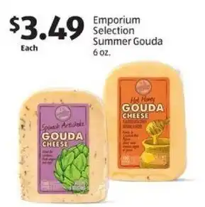 Aldi Emporium Selection Summer Gouda 6 oz. offer