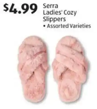 Aldi Serra Ladies' Cozy Slippers offer