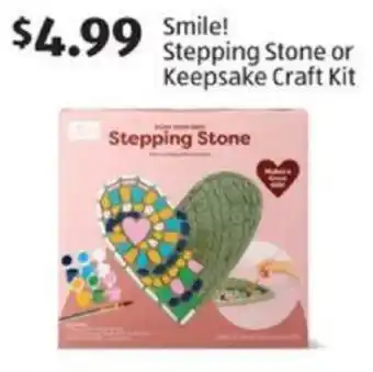 Aldi Smile! Stepping Stone or Keepsake Craft Kit offer