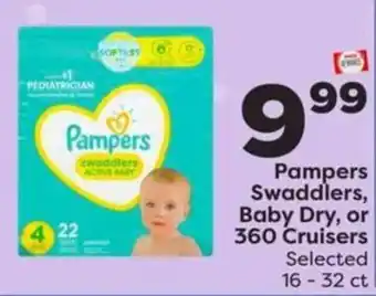 Weis Markets Pampers Swaddlers, Baby Dry, or 360 Cruisers offer