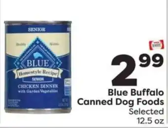 Weis Markets Blue Buffalo Canned Dog Foods offer