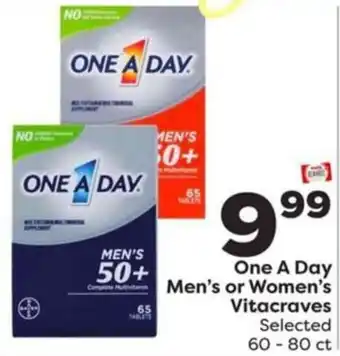 Weis Markets One A Day Men's or Women's Vitacraves offer