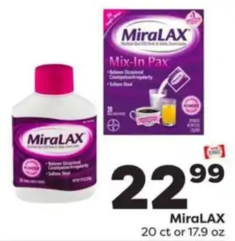 Weis Markets MiraLAX offer