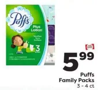 Weis Markets Puffs Family Packs offer