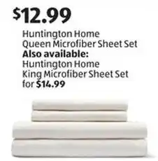 Aldi Huntington Home King Microfiber Sheet offer