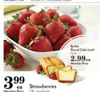 Pavilions Strawberries Or Butter Pound Cake Loaf offer