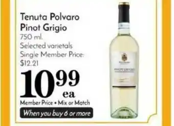 Pavilions Tenuta Polvaro Pinot Grigio offer