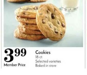 Pavilions Cookies offer