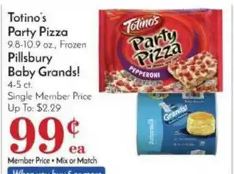 Pavilions Totino's Party Pizza Or Pillsbury Baby Grands! offer