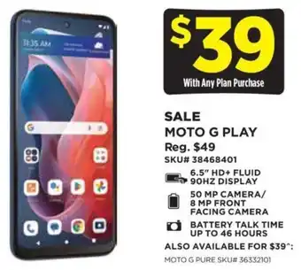 Dollar General MOTO G PLAY SKU# 38468401 offer