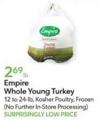 Publix Empire Whole Young Turkey offer