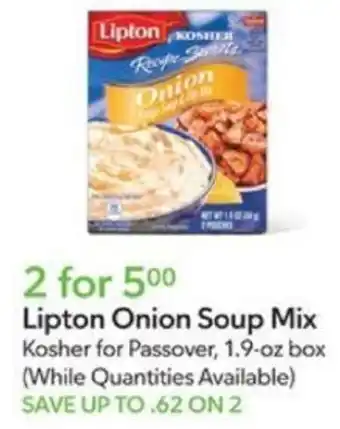 Publix Lipton Onion Soup Mix offer