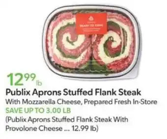 Publix Publix Aprons Stuffed Flank Steak offer