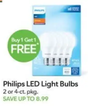Publix Philips LED Light Bulbs offer