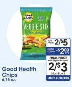 Price Rite Good Health Chips offer